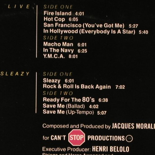 Village People: Live and Sleazy, Foc, Arrival Records (DS4060), S, 1979 Typ: 2LP Best.-Nr.: V4477 Preis: 9,00 Euro