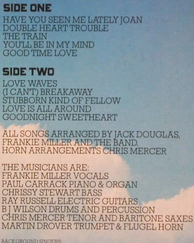 Miller,Frankie: Double Trouble, Chrysalis (511174), NL, 1978 Typ: LP Best.-Nr.: V4495 Preis: 9,00 Euro