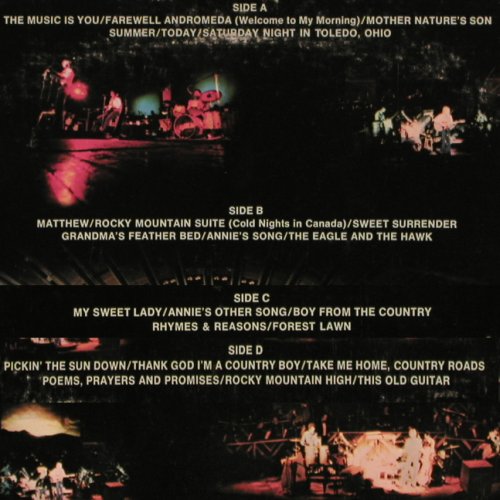 Denver,John: An Evening with, Foc, RCA Victor (CPL-0764), US, m /vg+, 1975 Typ: 2LP Best.-Nr.: V4496 Preis: 9,00 Euro