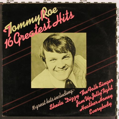 Roe,Tommy: 16 Greatest Hits, ABC (ABCL 5157), UK, 1975 Typ: LP Best.-Nr.: V4528 Preis: 7,50 Euro