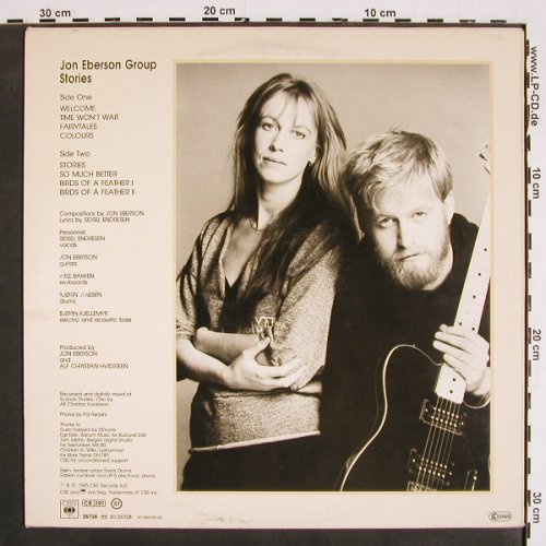 Eberson Group,John: Stories, m /vg+, CBS(CBS 26728), NL, 1985 - LP - V4558 - 5,00 Euro