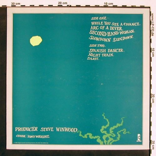 Winwood,Steve: Arc of a diver, Island (203 207-320), D, 1980 Typ: LP Best.-Nr.: V4563 Preis: 7,50 Euro