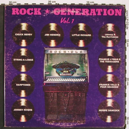 V.A.Rock Generation Vol.1: Little Richard, Hendrix,H.Hancock.., LSM Records, Foc(LSLP 3022), US, m-/vg+, 1979 - 2LP - V4616 - 7,50 Euro