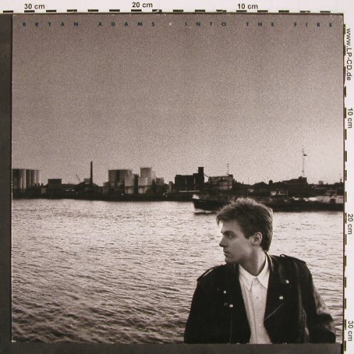 Adams,Bryan: Into The Fire + Poster, AM(393 907-1), D, 1987 - LP - V4634 - 6,00 Euro