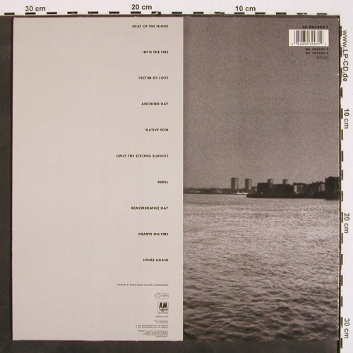 Adams,Bryan: Into The Fire + Poster, AM(393 907-1), D, 1987 - LP - V4634 - 6,00 Euro