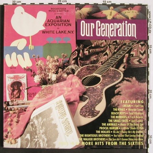 V.A.Our Generation: plus 40 More Hits from the Sixties, Telly Disc(Telly 39), US, Box, 1989 - 4LP - V4749 - 9,00 Euro