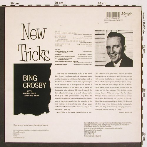 Crosby,Bing & Buddy Cole& His Trio: New Tricks (1957), Memoir (MOIR 202), UK, Ri Typ: LP Best.-Nr.: V4794 Preis: 7,50 Euro