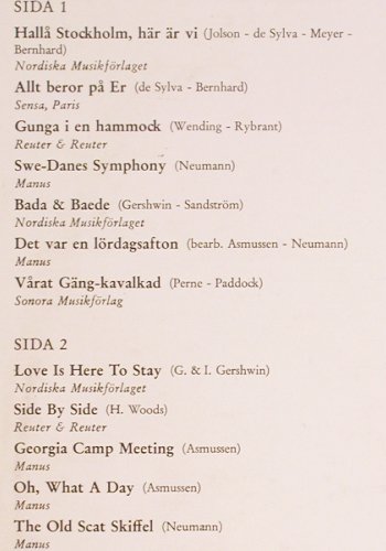 Babs,Alice / Asmussen / Neumann: På Begäran - SWE-Dances, Telestar (TRS 11 052), D, vg+/m- Typ: LP Best.-Nr.: V4844 Preis: 6,00 Euro