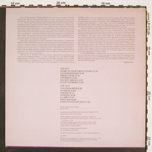 Genesis: In The Beginning, London(LC 50006), US, 1977 - LP - V4904 - 14,00 Euro