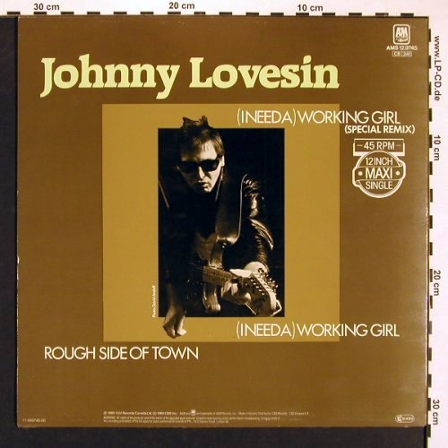 Lovesin,Johnny: (I Need A) Working Girl *2 +1, AM (AMS 12.9745), NL, 1983 Typ: 12" Best.-Nr.: V4960 Preis: 12,50 Euro
