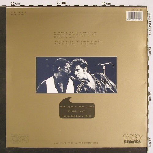 Springsteen,Bruce: At Home, rec. 1982, Rock Records(RR-13-BS), D, 1987 - LP - V4973 - 20,00 Euro