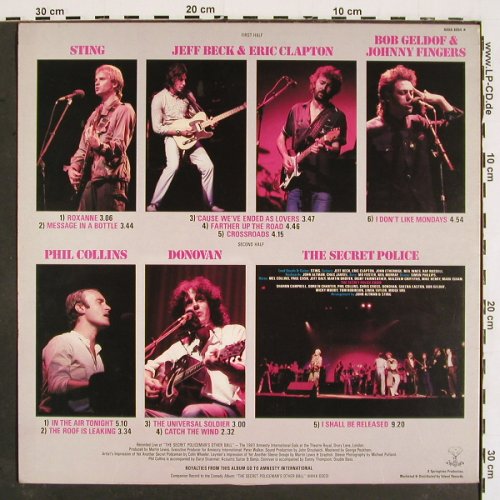 V.A.The Secret Policeman's: Other 1 Ball,Sting,Geldof,Clapton.., Springtime / ai(HaHa6004), UK, 1981 - LP - V4980 - 6,00 Euro