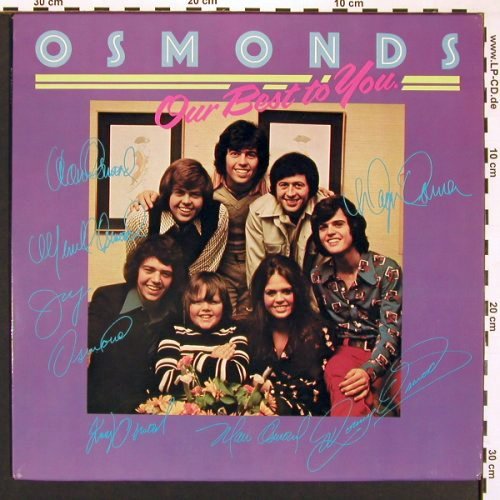 Osmonds: Our Best To You, MGM Super (2315 300), D, 1973 Typ: LP Best.-Nr.: V5063 Preis: 7,50 Euro