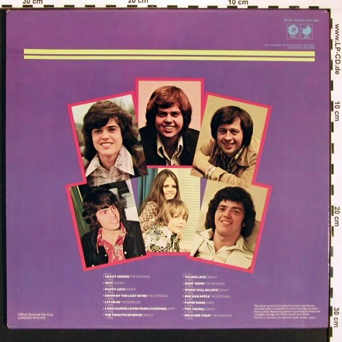 Osmonds: Our Best To You, MGM Super (2315 300), D, 1973 Typ: LP Best.-Nr.: V5063 Preis: 7,50 Euro