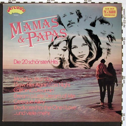 Mamas & Papas: Die 20 Schönsten Hits, Arcade (ADE G 40), D, 1978 Typ: LP Best.-Nr.: V5069 Preis: 5,00 Euro