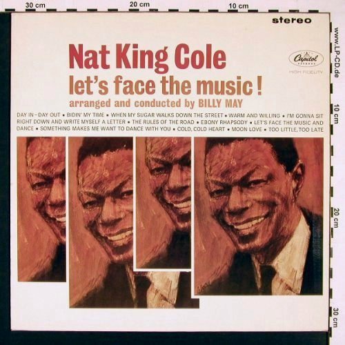 Cole,Nat King: Let's Face The Music (1962), Capitol (EMS 1112), US, Ri, 1986 Typ: LP Best.-Nr.: V5138 Preis: 9,00 Euro