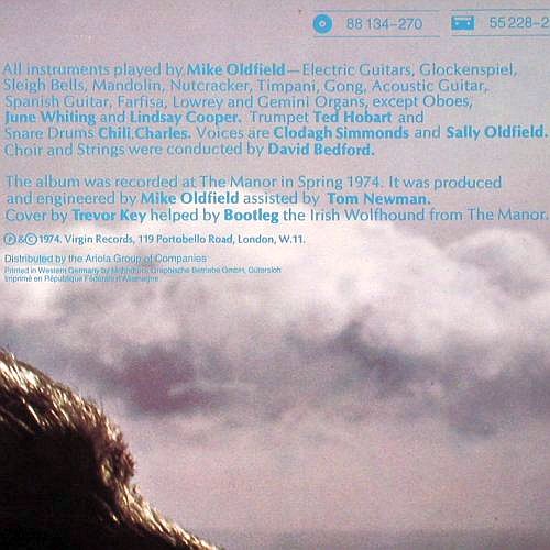 Oldfield,Mike: Hergest Ridge, Virgin (88 134 XOT -270), D, 1974 Typ: LP Best.-Nr.: V5172 Preis: 9,00 Euro