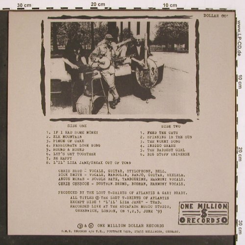 Lost T-Shirts Of Atlantis, The: Same, One Million Dollar Rec. (DOLLAR 001), D, 1993 Typ: LP Best.-Nr.: V5223 Preis: 9,00 Euro