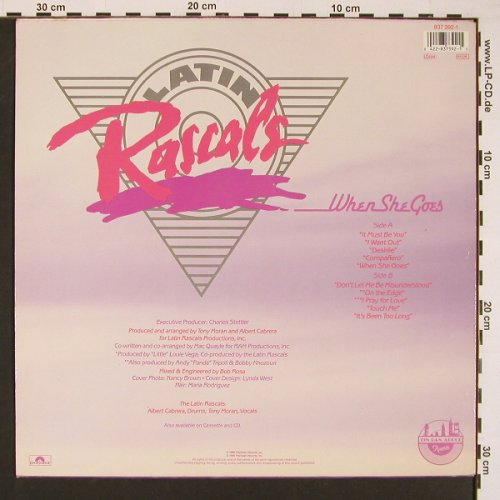 Latin Rascals: When She Go, PolyGram (837-392-1), D, 1989 Typ: LP Best.-Nr.: V5229 Preis: 5,00 Euro