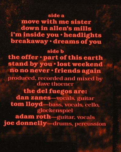 Del Fuegos: Smoking In The Fields, RCA(PL 90422), D, 1989 - LP - V5290 - 7,50 Euro