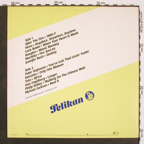 V.A.Pelkan 1986 Danke Schön...: After the Fire...M.Jackson, CBS (LSP 1 980012), NL, 12Tr., 1986 Typ: LP Best.-Nr.: V5418 Preis: 5,00 Euro