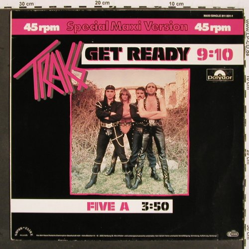Traks: Get Ready (9:10) / Five A, Polydor (811 801-1), D, 1983 Typ: 12" Best.-Nr.: V5428 Preis: 5,00 Euro