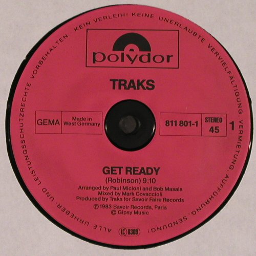 Traks: Get Ready (9:10) / Five A, Polydor (811 801-1), D, 1983 Typ: 12" Best.-Nr.: V5428 Preis: 5,00 Euro