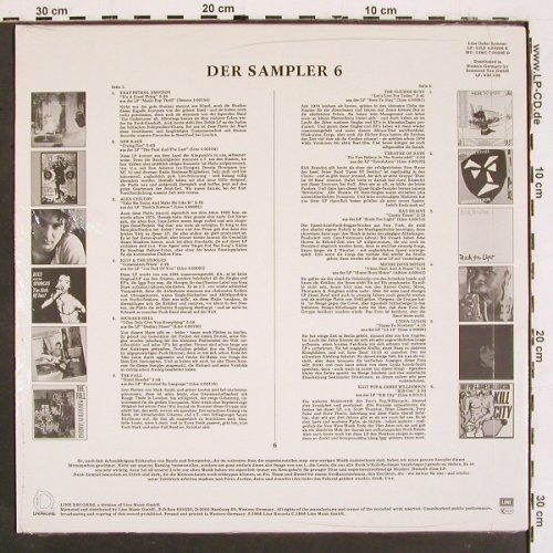V.A.Line - der Sampler:  6 - That Petrol Emotion.. Iggy&JW, Line, sealed (LILP 4.00206 E), D, FS-New, 1986 Typ: LP Best.-Nr.: V5447 Preis: 7,50 Euro
