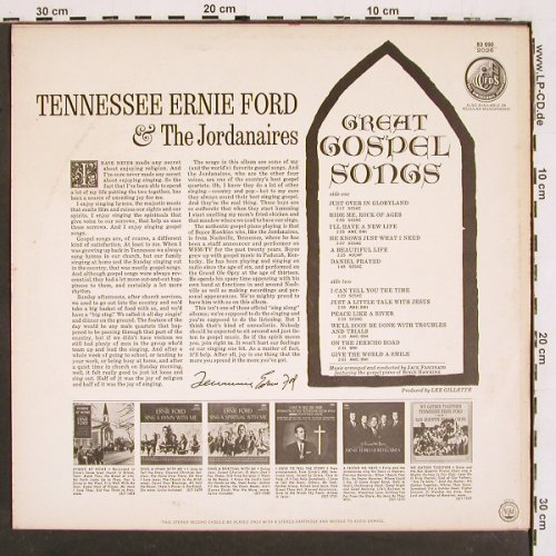 Tennessee Ernie Ford & Jordanaires: Great Gospel Songs, Capitol, wh.Muster (83 690), D, 1964 Typ: LP Best.-Nr.: V5452 Preis: 9,00 Euro