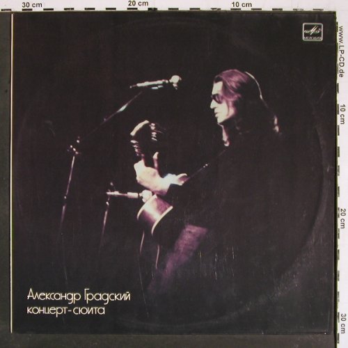 Gradsky,Alexander: Konzert-Suite, Melodia (C60 27853 008), UDSSR, 1989 Typ: LP Best.-Nr.: V5508 Preis: 7,50 Euro