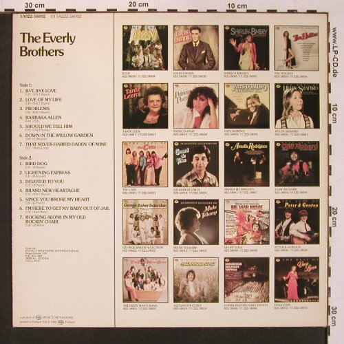 Everly Brothers: Same, 14 Tr., MFP (1A022-58092), NL, 1980 Typ: LP Best.-Nr.: V5521 Preis: 5,00 Euro