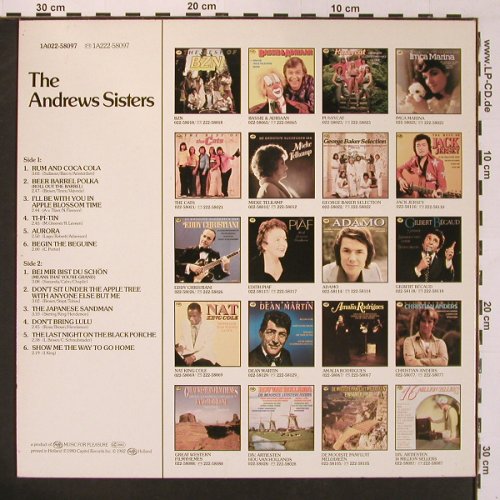 Andrews Sisters: Same, MFP (1A022-58097), NL, 1982 Typ: LP Best.-Nr.: V5534 Preis: 5,00 Euro