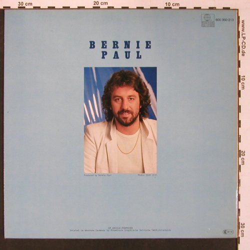 Paul,Bernie: Oh No No / I Saw You, Ariola (600 360-213), D, 1981 Typ: 12" Best.-Nr.: V5559 Preis: 4,00 Euro