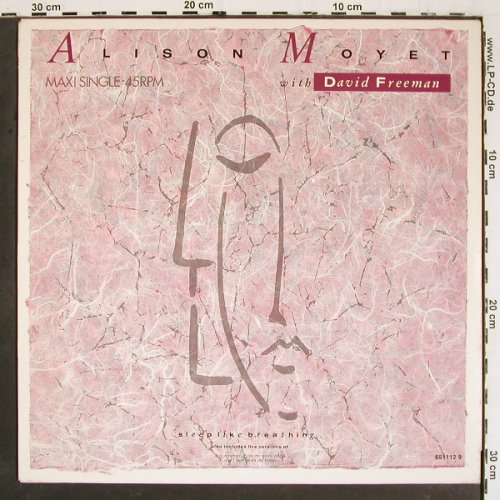 Moyet,Alison w. David Freeman: Sleep Like Breathing+3 (live), CBS (651112 9), NL, 1987 Typ: 12" Best.-Nr.: V5568 Preis: 4,00 Euro