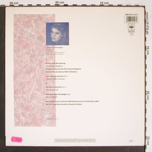 Moyet,Alison w. David Freeman: Sleep Like Breathing+3 (live), CBS (651112 9), NL, 1987 Typ: 12" Best.-Nr.: V5568 Preis: 4,00 Euro