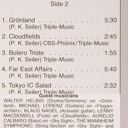Seiler,Peter: Flying Frames, IC (KS 80.057), D, 1986 Typ: LP Best.-Nr.: V5569 Preis: 5,00 Euro