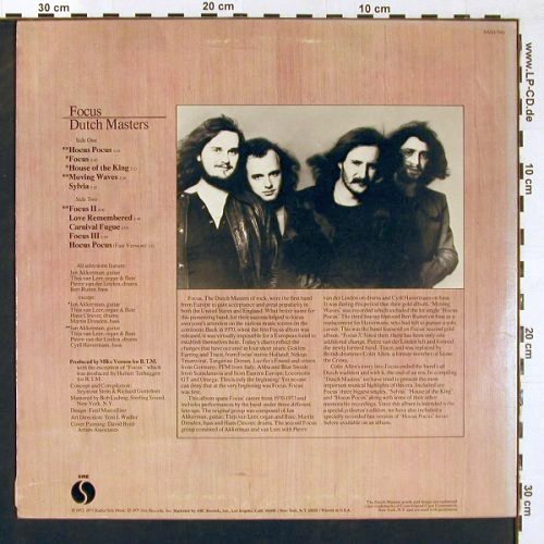 Focus: Dutch Masters, select. 1969-1976, Sire (SASD-7505), US, 1975 Typ: LP Best.-Nr.: V5570 Preis: 9,00 Euro
