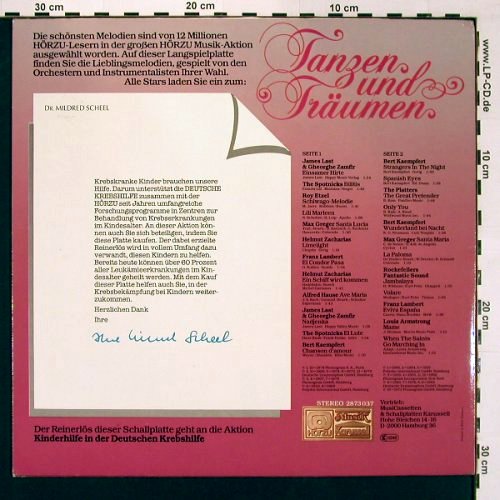 V.A.Tanzen und Träumen: Last/Zamfir.. Luis Armstrong, 24Tr., Karussell (2873 037), D Typ: LP Best.-Nr.: V5572 Preis: 5,00 Euro