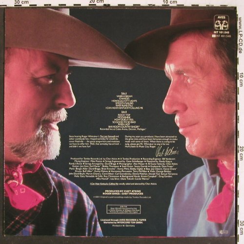 Whittaker,Roger: Changes (Country), Aves (INT 161.546), D, 1981 Typ: LP Best.-Nr.: V5587 Preis: 7,50 Euro