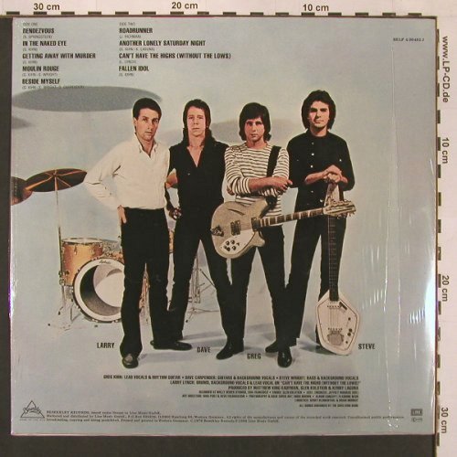 Kihn Band,Greg: With The Naked Eye, FS-New, sealed, Line (BELP 4.00482 J), D, 1988 Typ: LP Best.-Nr.: V5728 Preis: 9,00 Euro