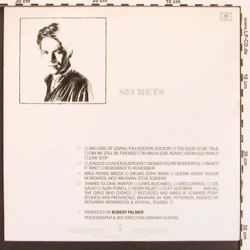 Palmer,Robert: Secrets, Island(ILPS 9544), CDN, 1979 - LP - V5839 - 6,00 Euro