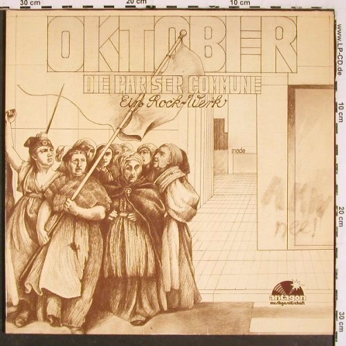 Oktober-Pariser Commune: Ein Rock Werk, Foc, Antagon(ALP 3211/1-2), D,  - 2LP - V5865 - 7,50 Euro