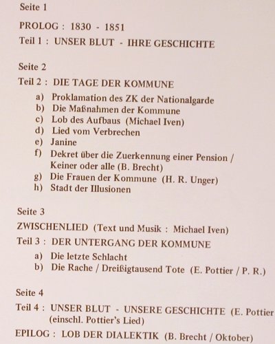 Oktober-Pariser Commune: Ein Rock Werk, Foc, Antagon(ALP 3211/1-2), D,  - 2LP - V5865 - 7,50 Euro