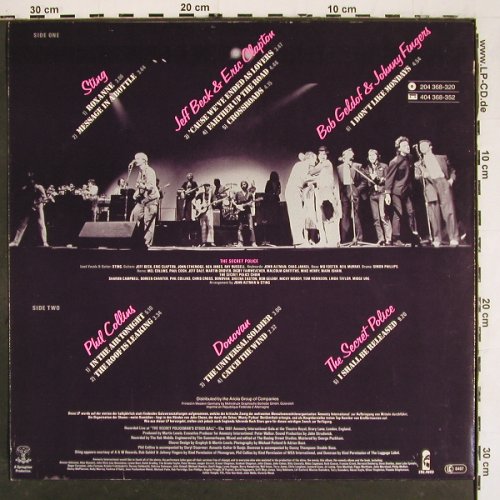 V.A.The Secret Policeman's Concert: Beck, Clapton, Sting, Collins, 11Tr, Island (204 368-320), D, 1982 Typ: LP Best.-Nr.: V5887 Preis: 7,50 Euro