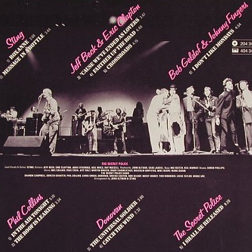 V.A.The Secret Policeman's Concert: Beck, Clapton, Sting, Collins, 11Tr, Island (204 368-320), D, 1982 Typ: LP Best.-Nr.: V5887 Preis: 7,50 Euro