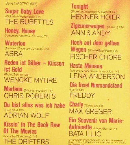 V.A.Hit-Fabrik: 28 Schlager am laufenden Band, Polydor(2437 271), D, 1974 - LP - V5918 - 5,00 Euro