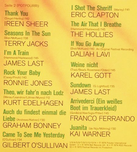 V.A.Hit-Fabrik: 28 Schlager am laufenden Band, Polydor(2437 271), D, 1974 - LP - V5918 - 5,00 Euro