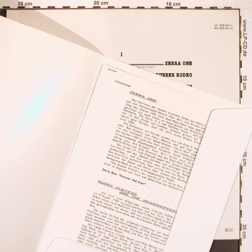 V.A.The Select: Misfits,Rubber Rodeo,Gainsbourg, Mercury, Promo, D, Facts, 1987 Typ: LP Best.-Nr.: V5922 Preis: 6,00 Euro