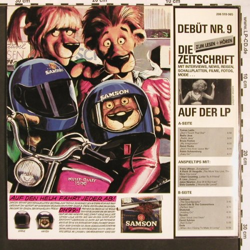 V.A.Debüt Zeitschrift Ausgabe 9: Booklet 62S., u.a(SADE,Queen), Foc, (), D, 11Tr., 1984 - LP - V5924 - 7,50 Euro