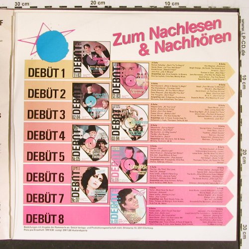 V.A.Debüt Zeitschrift Ausgabe 9: Booklet 62S., u.a(SADE,Queen), Foc, (), D, 11Tr., 1984 - LP - V5924 - 7,50 Euro